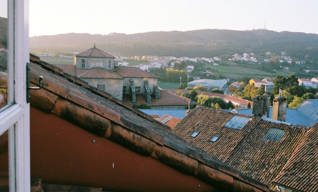 camino frances - santiago de compostela - a room with a view