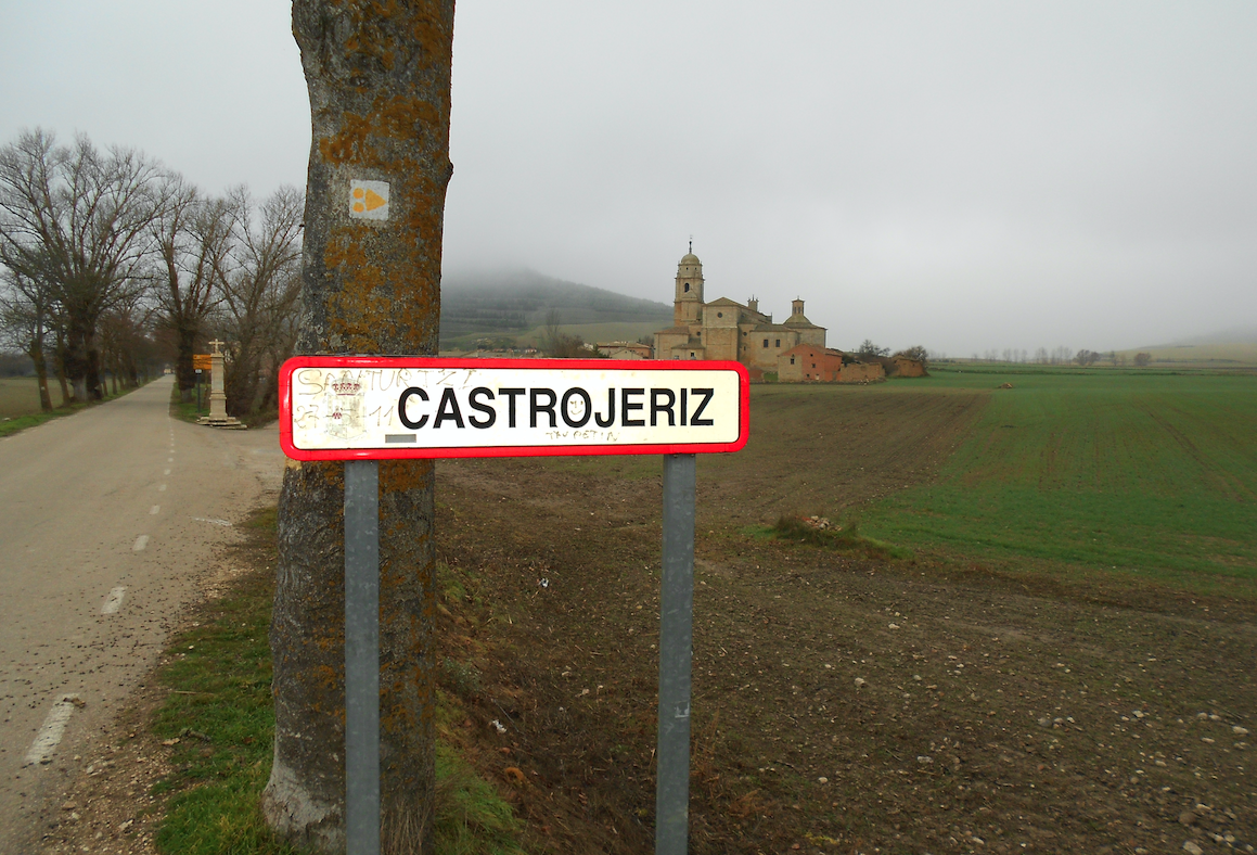 This is the Village of Castrojeriz the  entrance 