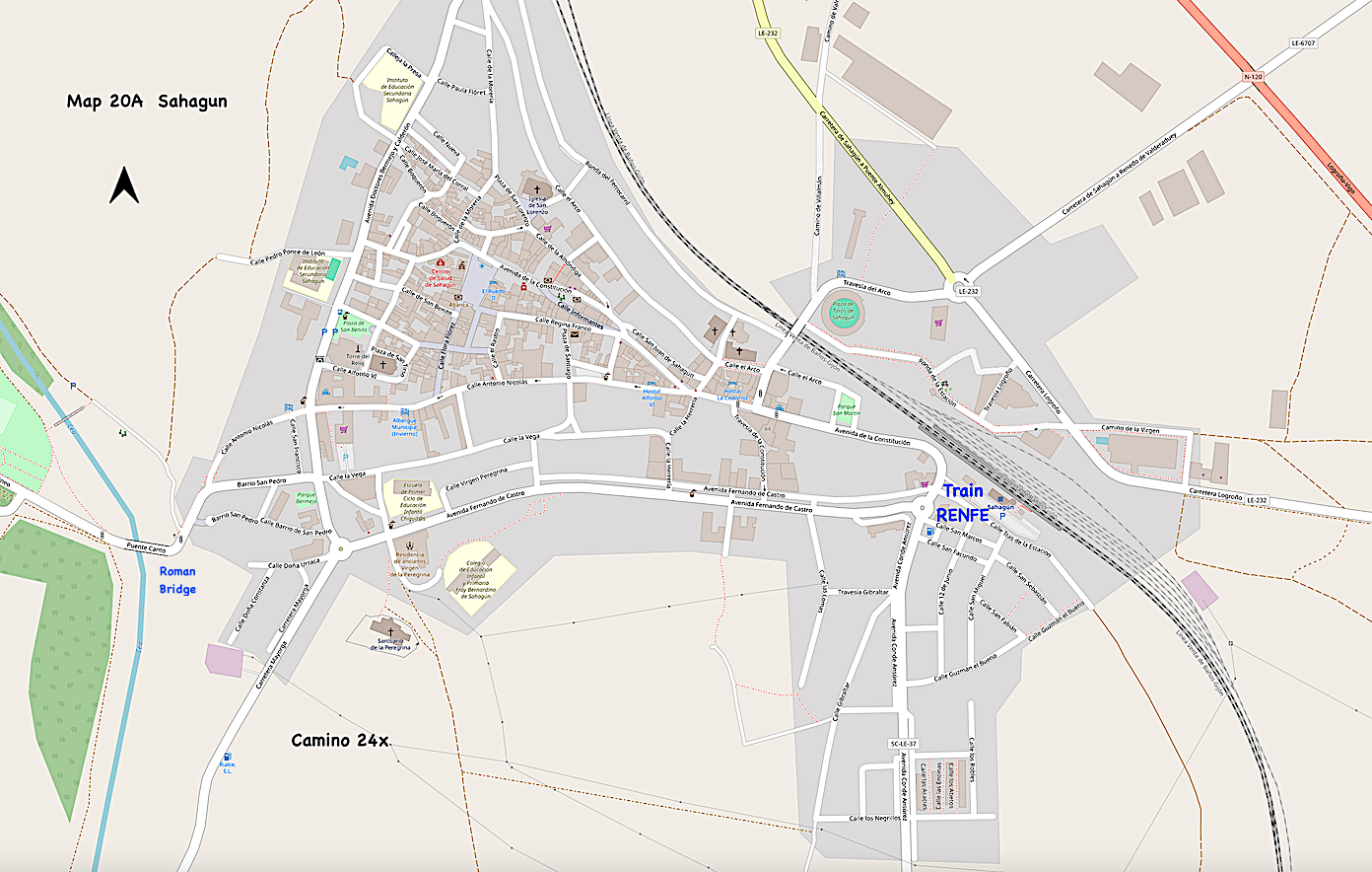 Map 20A  Village of Sahagun