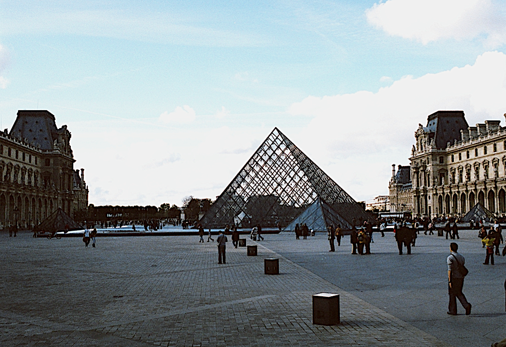 Paris France Museum Pyramid