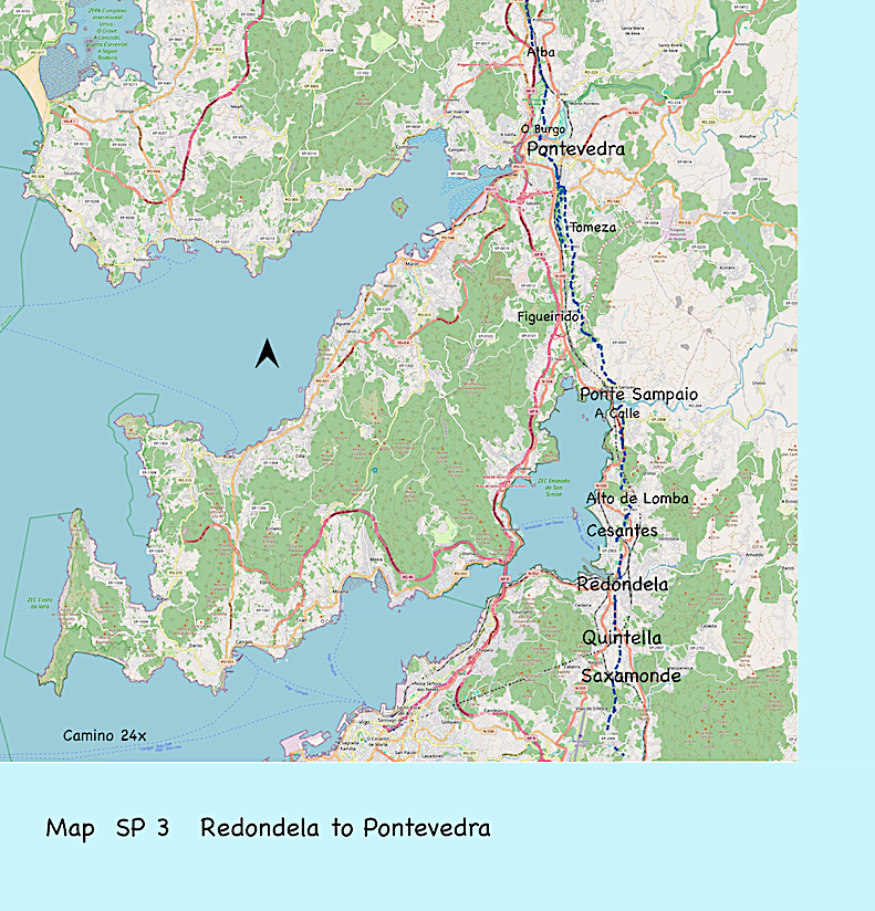 Map # SP 3 - Redondela - Pontevedra