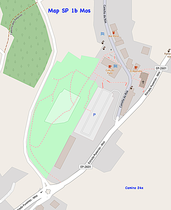 Map SP 1 b - Village of Mos