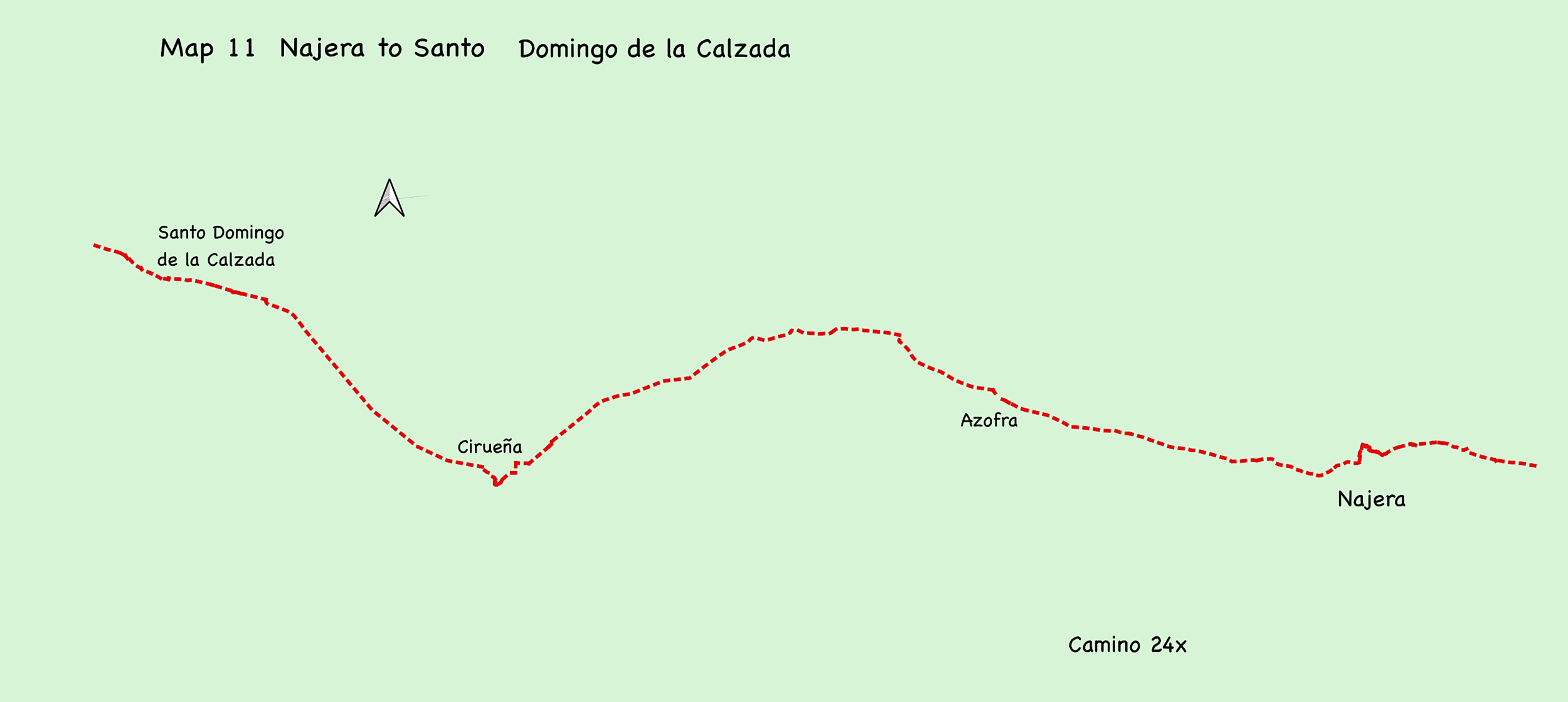 map 11 - Najera - santo domingo