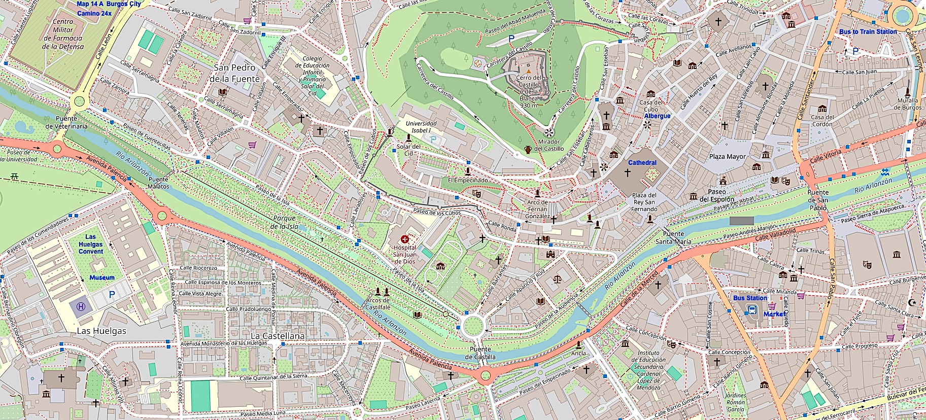 Map 14a - Burgos Historical Center