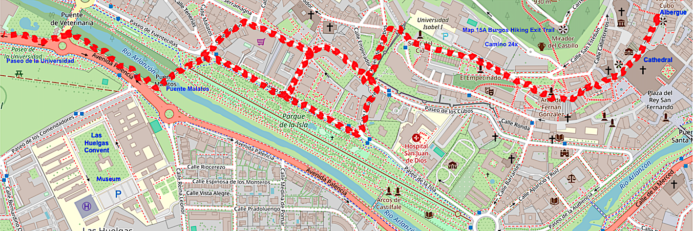 Map 15a - exit burgos