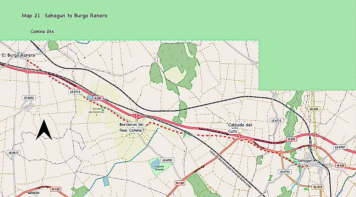 Map 21 - sahagun - burgo raneroa