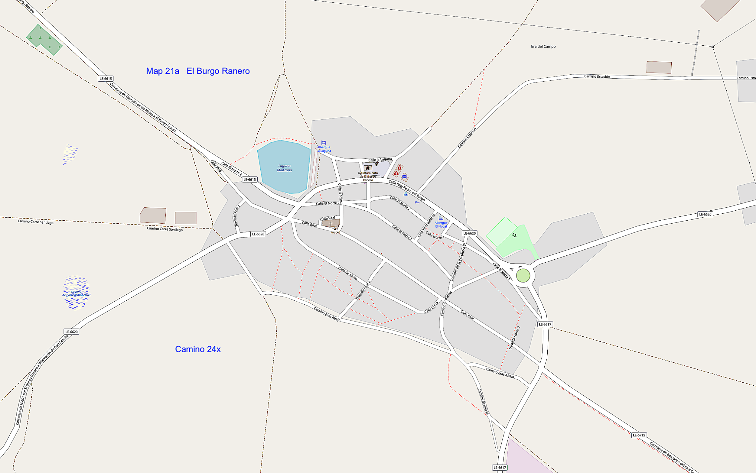 map 21a - el burgo ranero