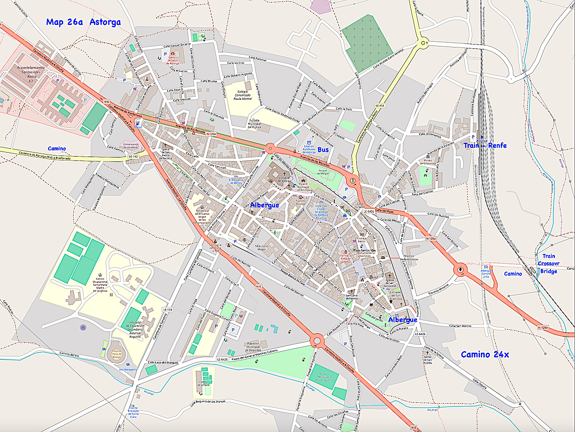 Map 26a - Village of Astorga