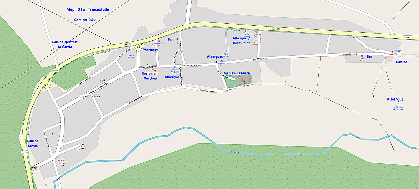 Map 31a - Village of Triacastella