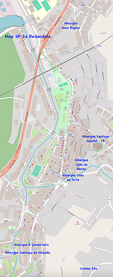 Map SP 2 a - Village of Redondela
