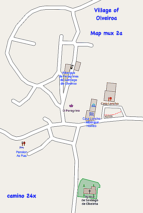 Map mux 2a - Village of Olveiroa